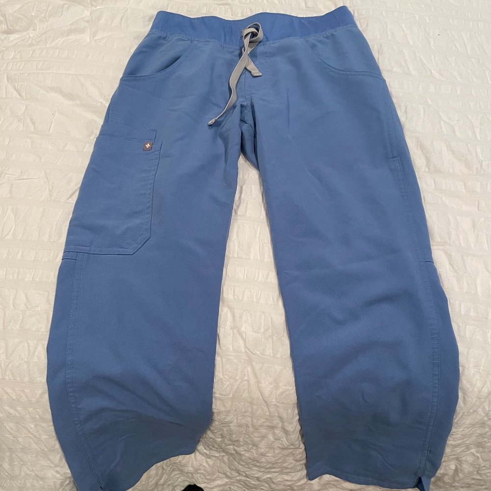 Figs Kade XXS P Scrub Pants in Ceil Blue